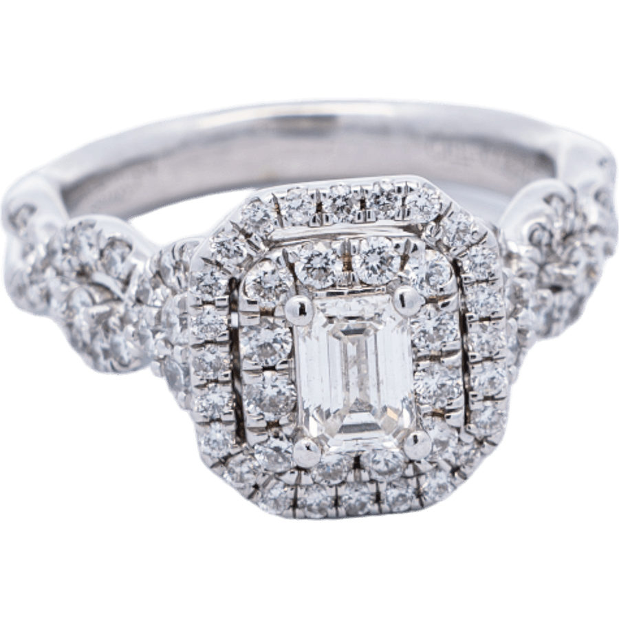  Ring 14k Yellow Gold 65 Diamonds