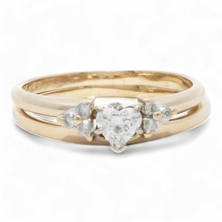  10k White Gold Ring with 0.63 Carats of Diamonds
