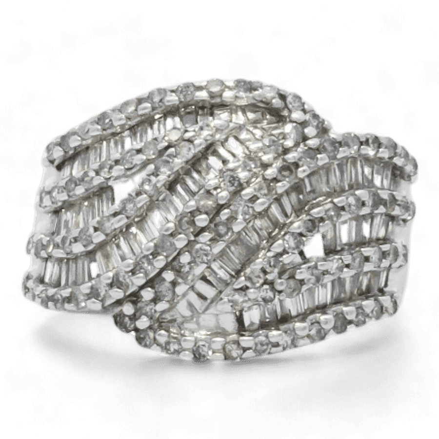  10k Yellow Gold Ring with 1.40 Carats of Diamonds