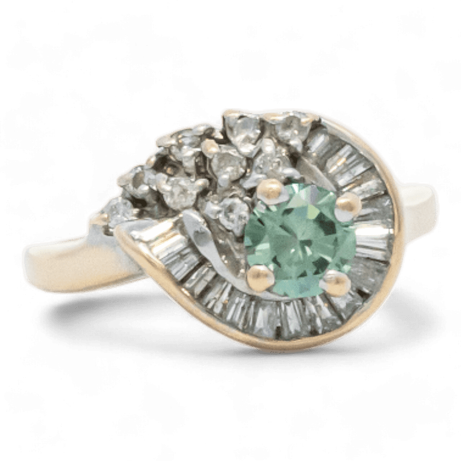  10k Yellow Gold Ring with 0.41 Carats of Diamonds