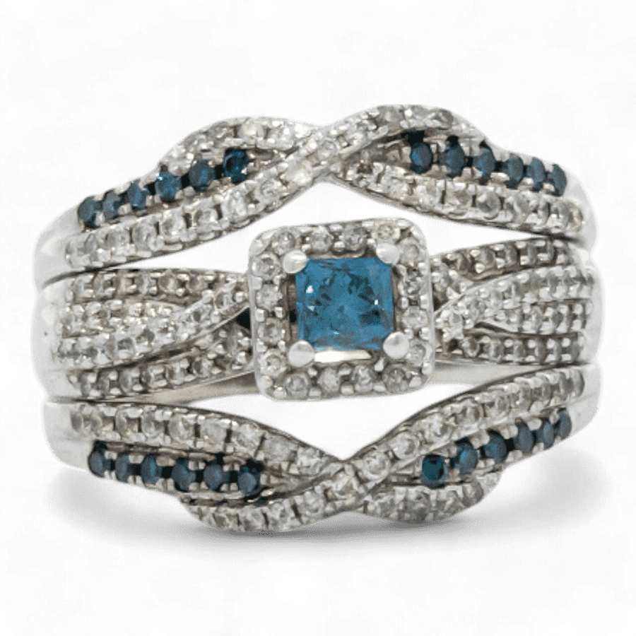  10k Yellow Gold Ring with 0.19 Carats of Diamonds