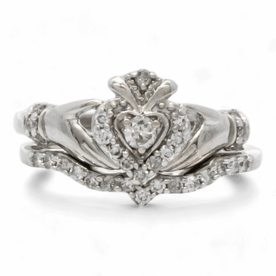  14k Yellow Gold Ring with 0.58 Carats of Diamonds