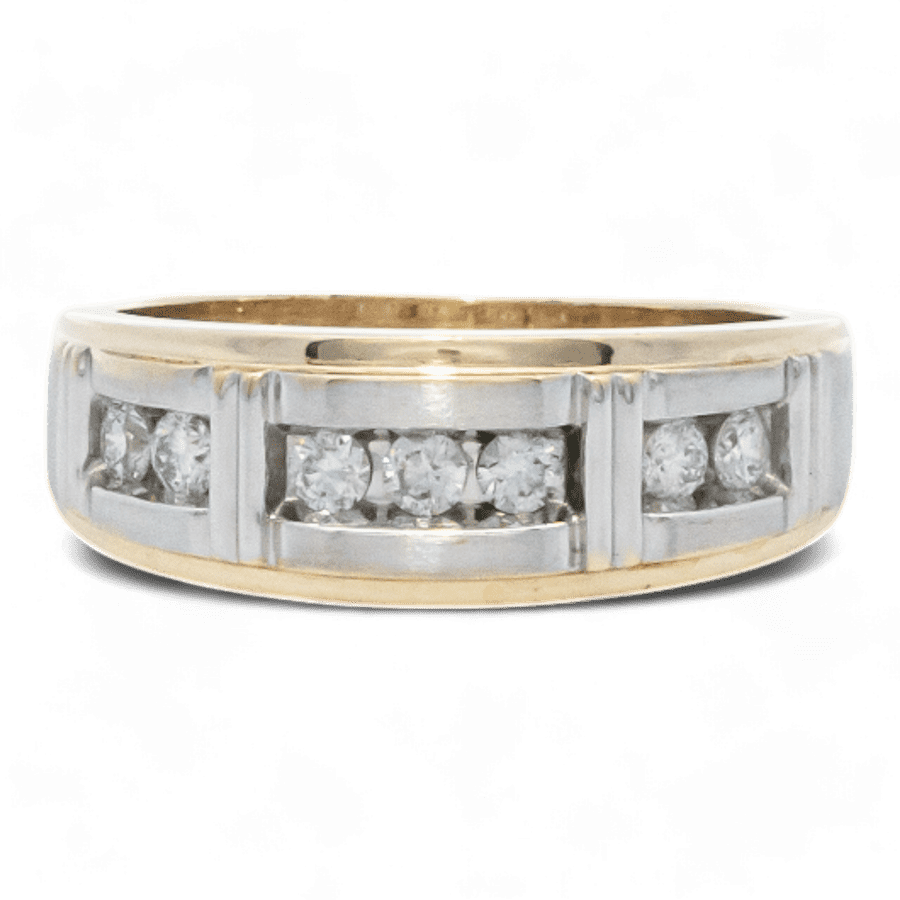  10k Yellow Gold Ring with 0.70 Carats of Diamonds
