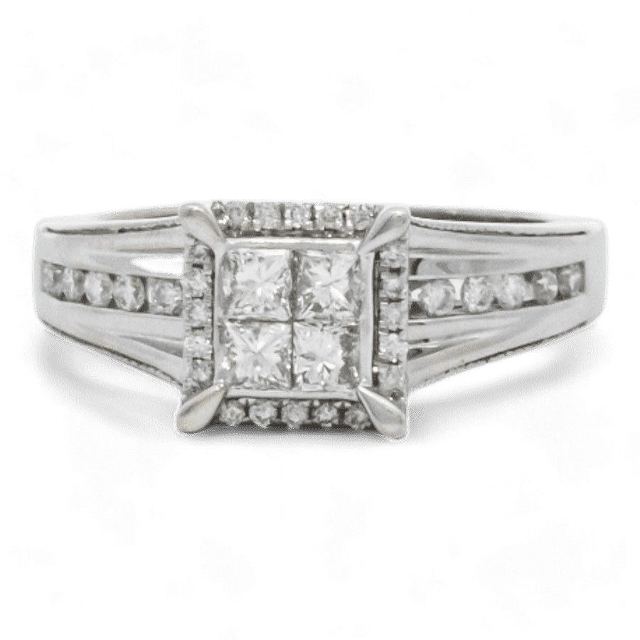  10k Yellow Gold Ring with 1.02 Carats of Diamonds