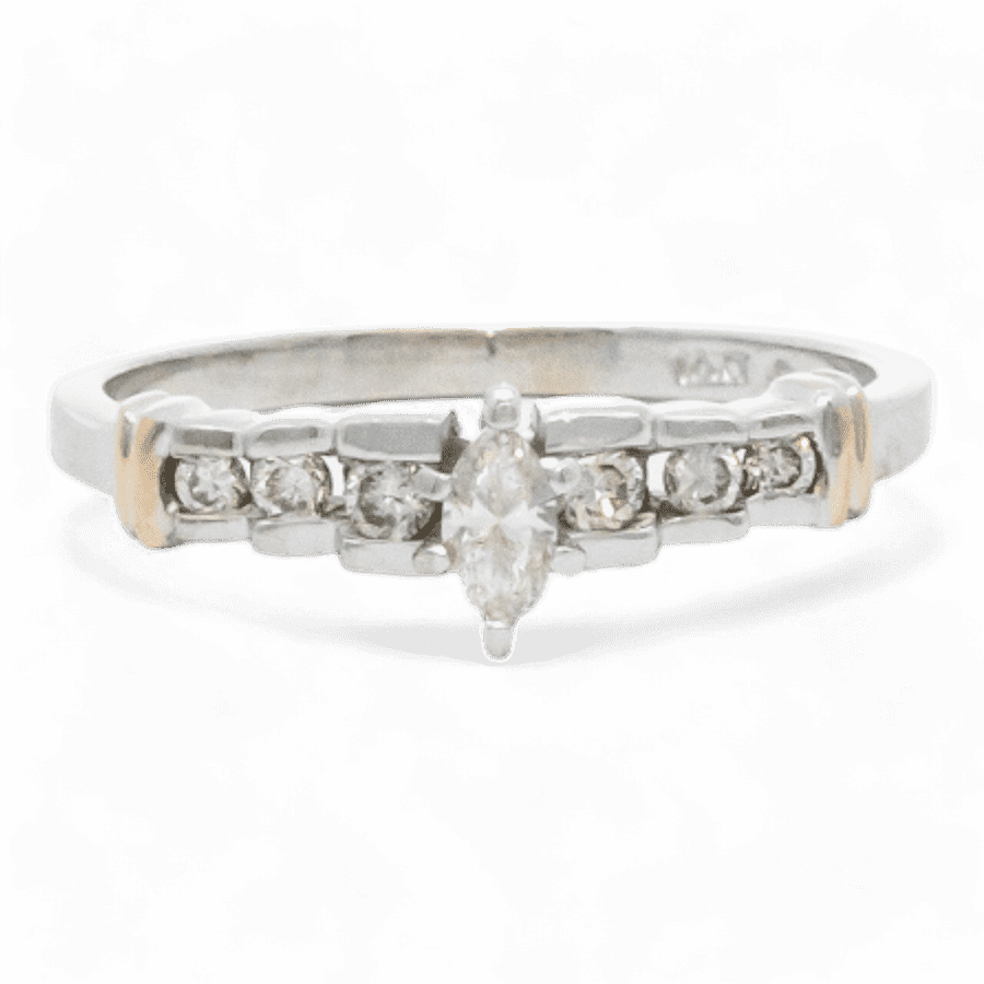  10k Yellow Gold Ring with 0.36 Carats of Diamonds