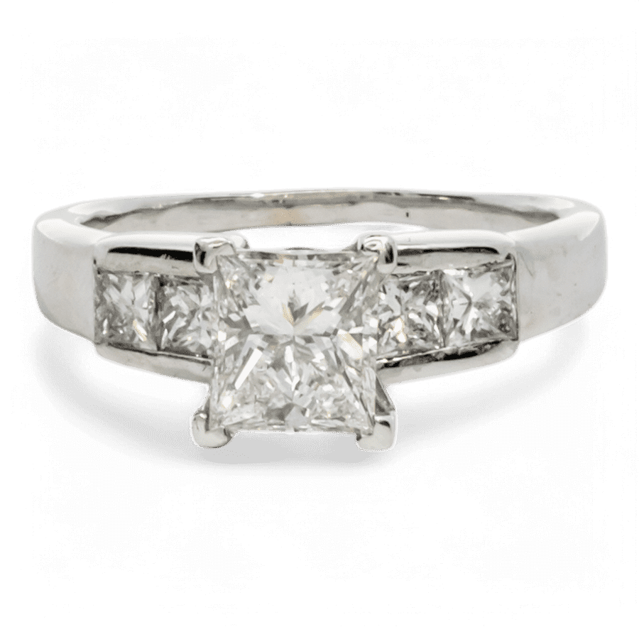  10k Yellow Gold Ring with 1.69 Carats of Diamonds