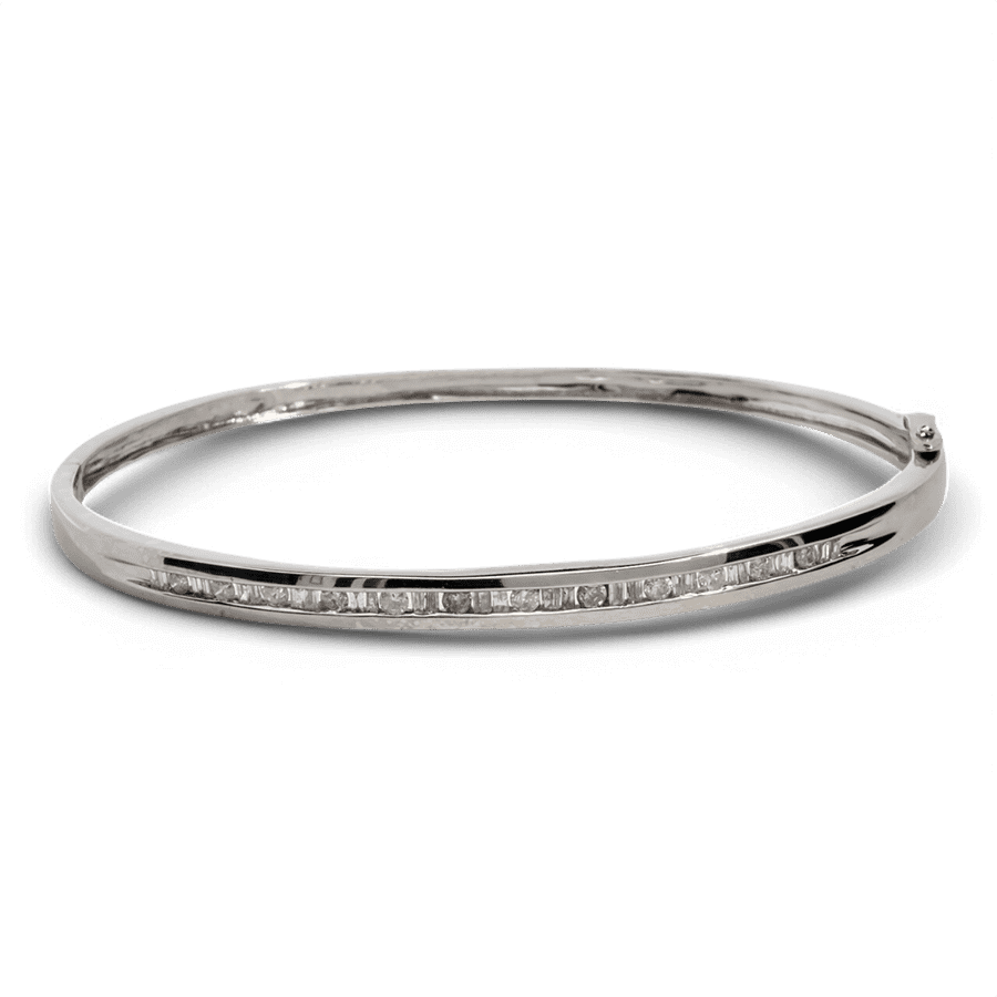  10k Yellow Gold Bracelet with 0.38 Carats of Diamonds