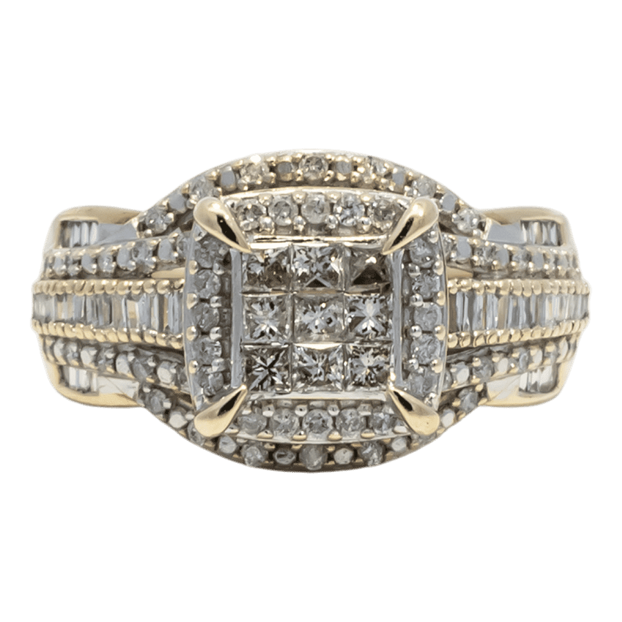  RING10K Yellow Gold 0.48CTW SIZE 9