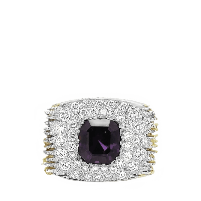 Picture of  RING AMETHYST 40 DIAMONDS
