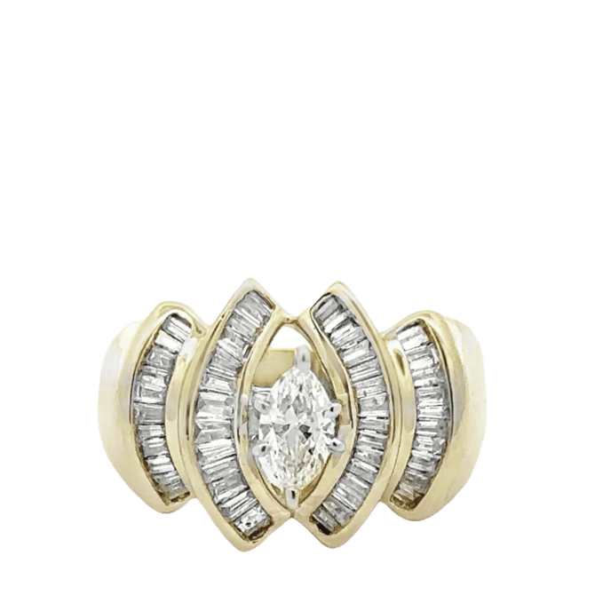 Picture of  RING 14K YELLOW GOLD 54 DIAMONDS