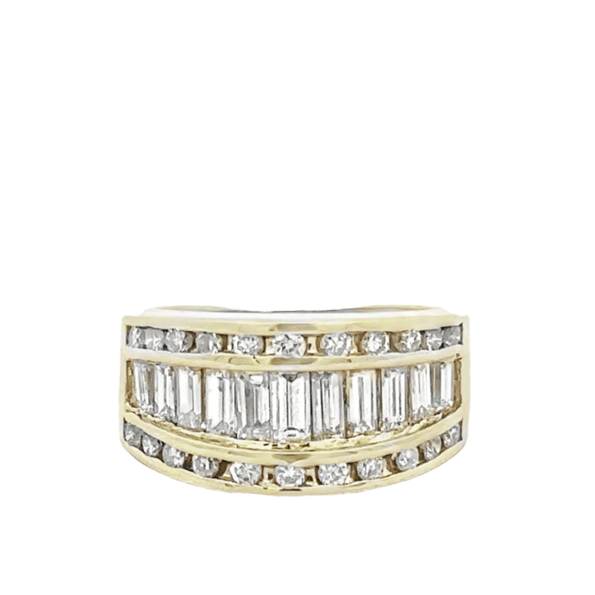 Picture of  RING 10K YELLOW GOLD 33 DIAMONDS
