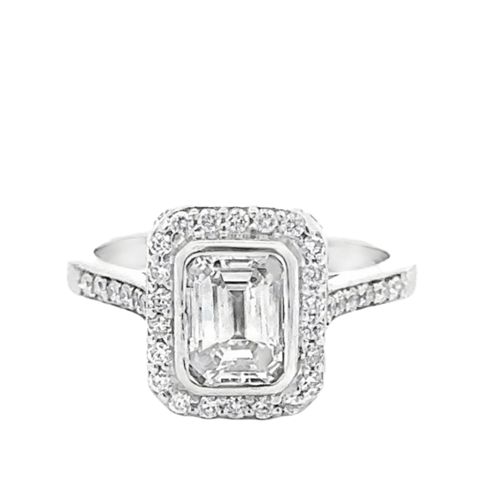 Picture of  RING 18K WHITE GOLD 35 DIAMONDS