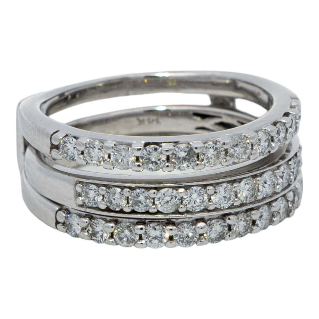 Picture of  Bridal Set 14k White Gold 36 Diamonds