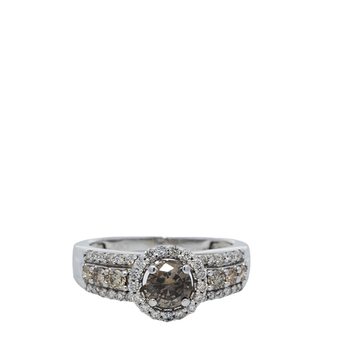 Picture of  Ring 14k White Gold 48 Diamonds