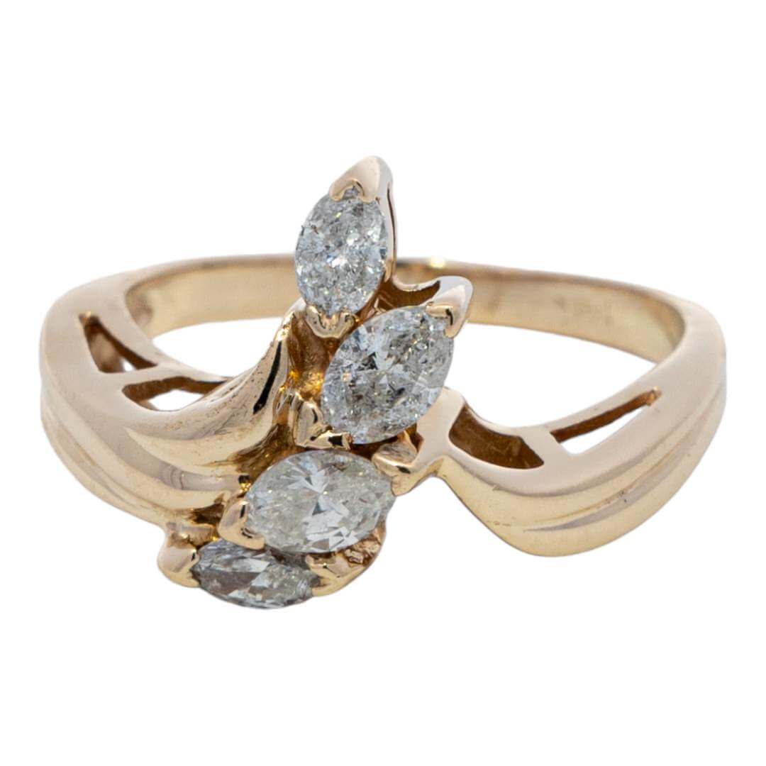 Picture of  Ring 14k Yellow Gold 24 Diamonds