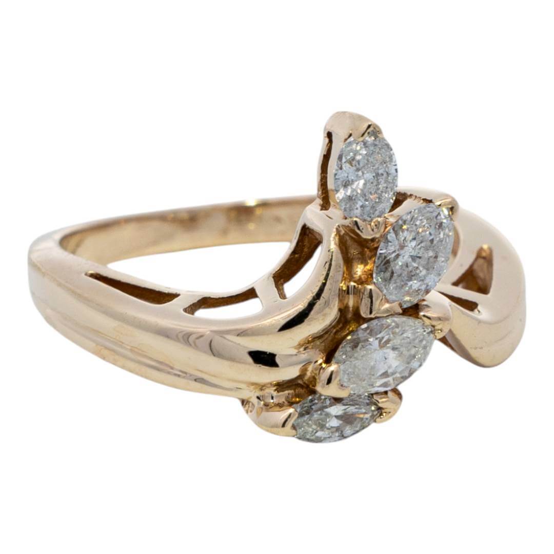 Picture of  Ring 14k Yellow Gold 24 Diamonds