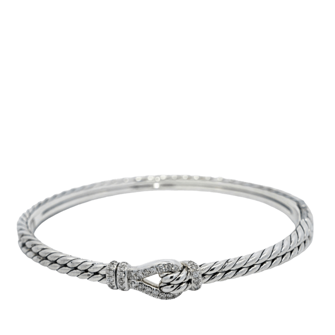 David Yurman Bracelet Silver 35 Diamonds