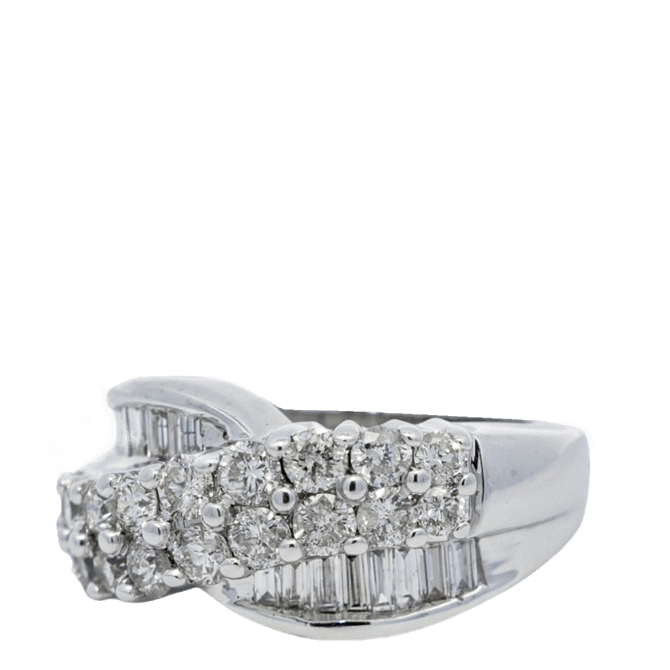 Picture of  Ring 14k White Gold 34 Diamonds