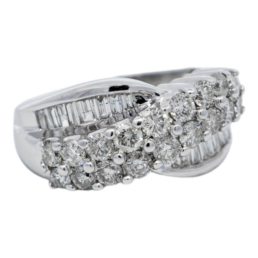 Picture of  Ring 14k White Gold 34 Diamonds