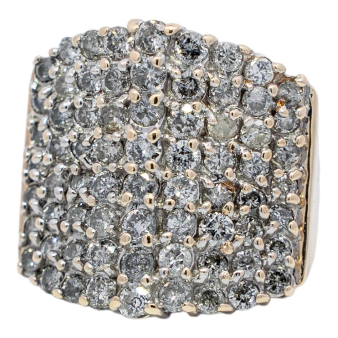 Picture of  Ring 14k Yellow Gold 68 Diamonds