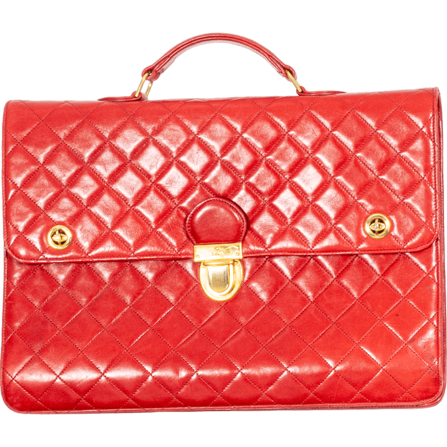 Chanel women's briefcase deals