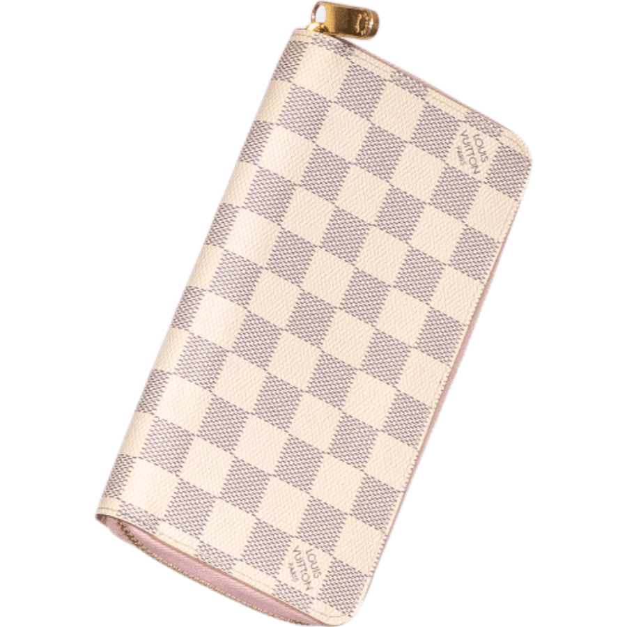 Louis Vuitton Zippy Wallet Damier Azure at ShopBraswell