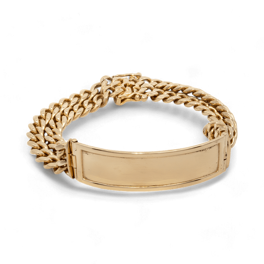  GOLD BRACELET 18KYG 38.7DWT