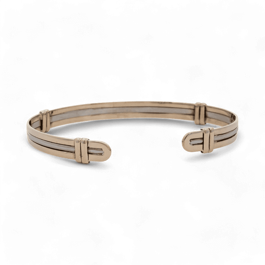  Bracelet 14K Two toned Gold