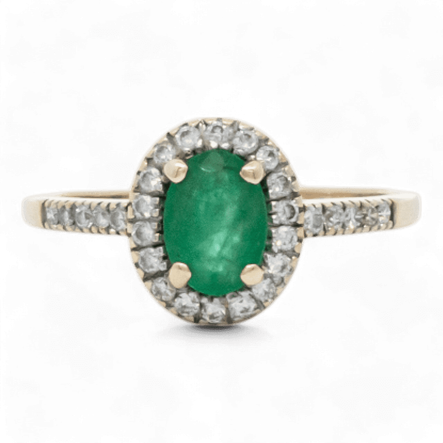  14k White Gold Ring with 0.28 Carats of Diamonds