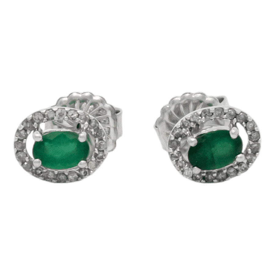  10k Yellow Gold Earrings with 0.20 Carats of Diamonds