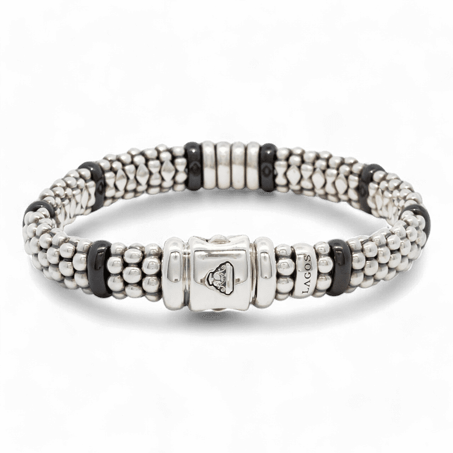  10k Yellow Gold Bracelet with 0.40 Carats of Diamonds
