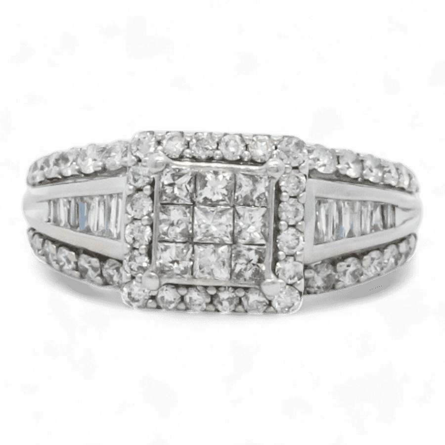  14k Yellow Gold Ring with 1.51 Carats of Diamonds
