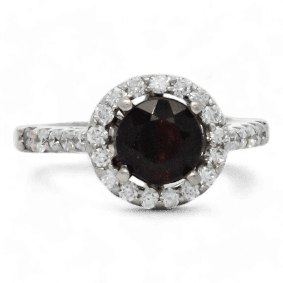  14k Yellow Gold Ring with 0.58 Carats of Diamonds