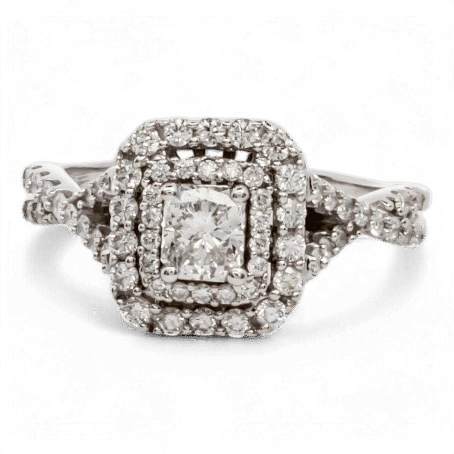 10k Yellow Gold Ring with 1.42 Carats of Diamonds