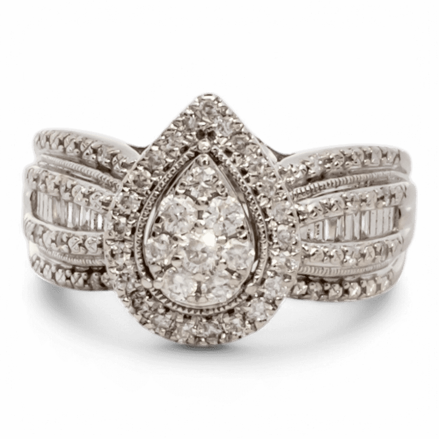  14k Yellow Gold Ring with 0.62 Carats of Diamonds