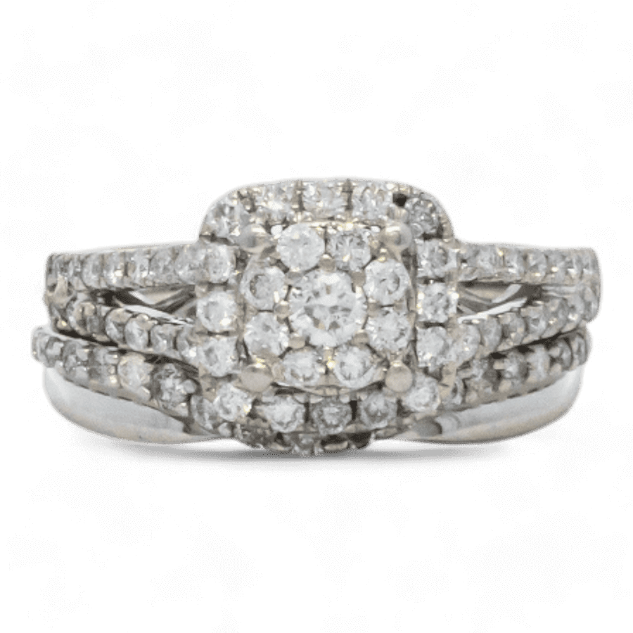  14k Yellow Gold Ring with 1.08 Carats of Diamonds