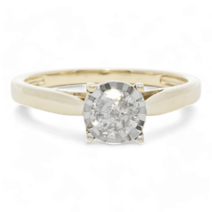  10k Yellow Gold Ring with 0.52 Carats of Diamonds