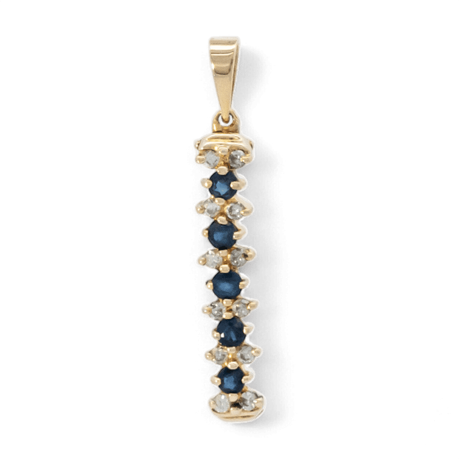  14k Yellow Gold Pendant with 0.24 Carats of Diamonds
