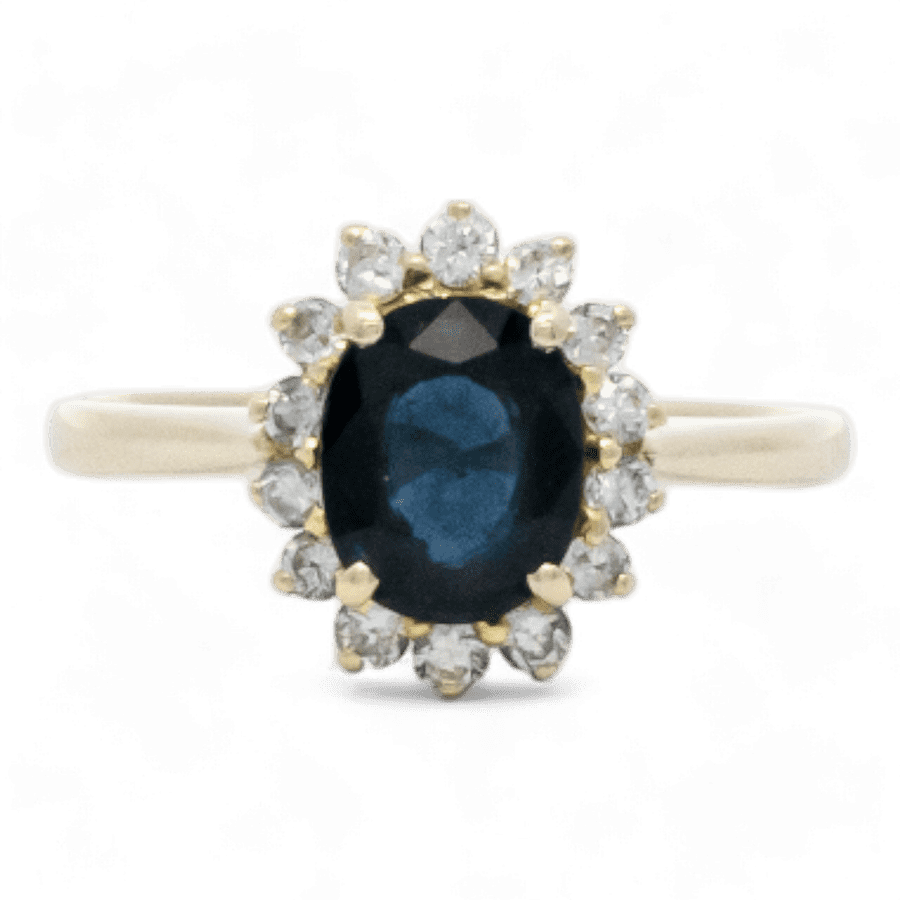  14k Yellow Gold Ring with 0.14 Carats of Diamonds