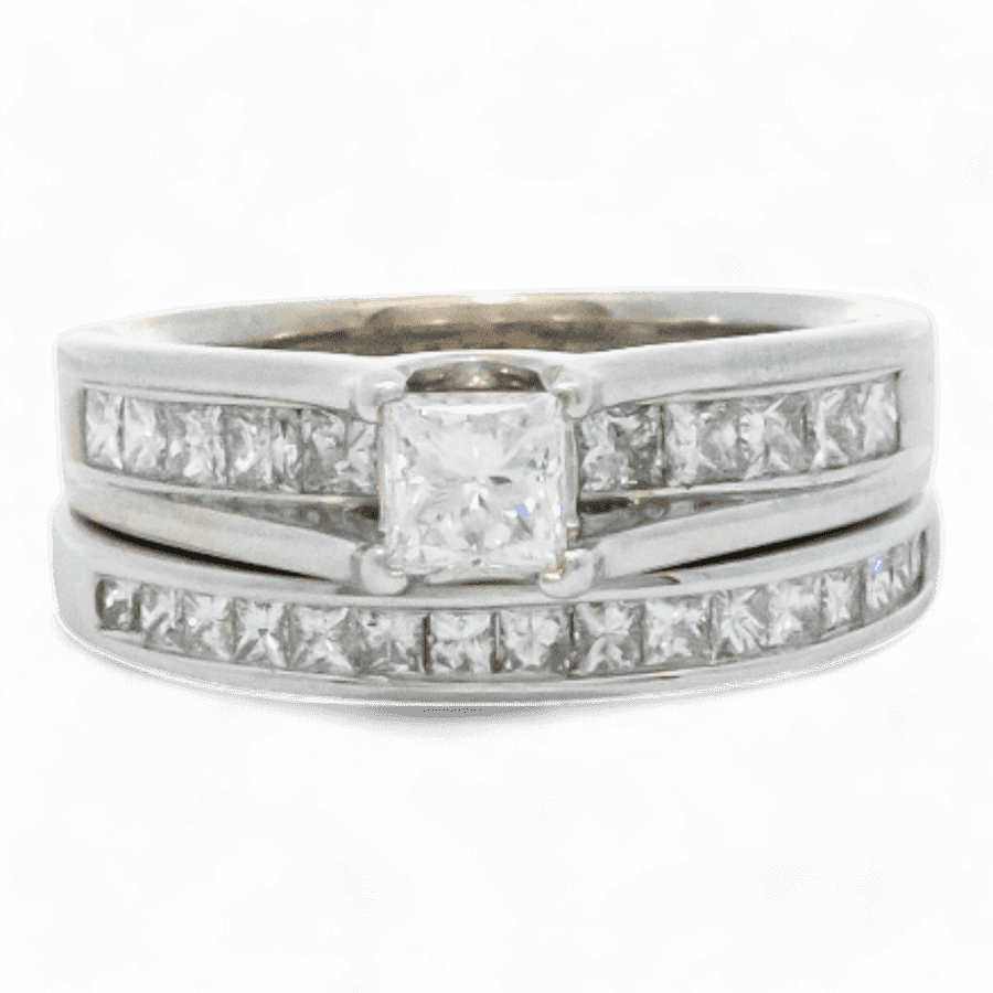  14k Yellow Gold Ring with 1.19 Carats of Diamonds
