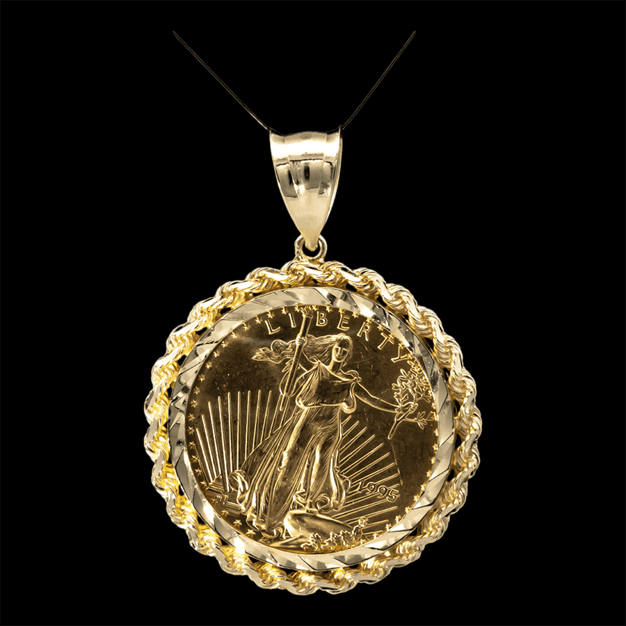  10k White Gold Pendant
