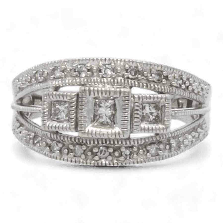 10k Yellow Gold Ring with 0.34 Carats of Diamonds