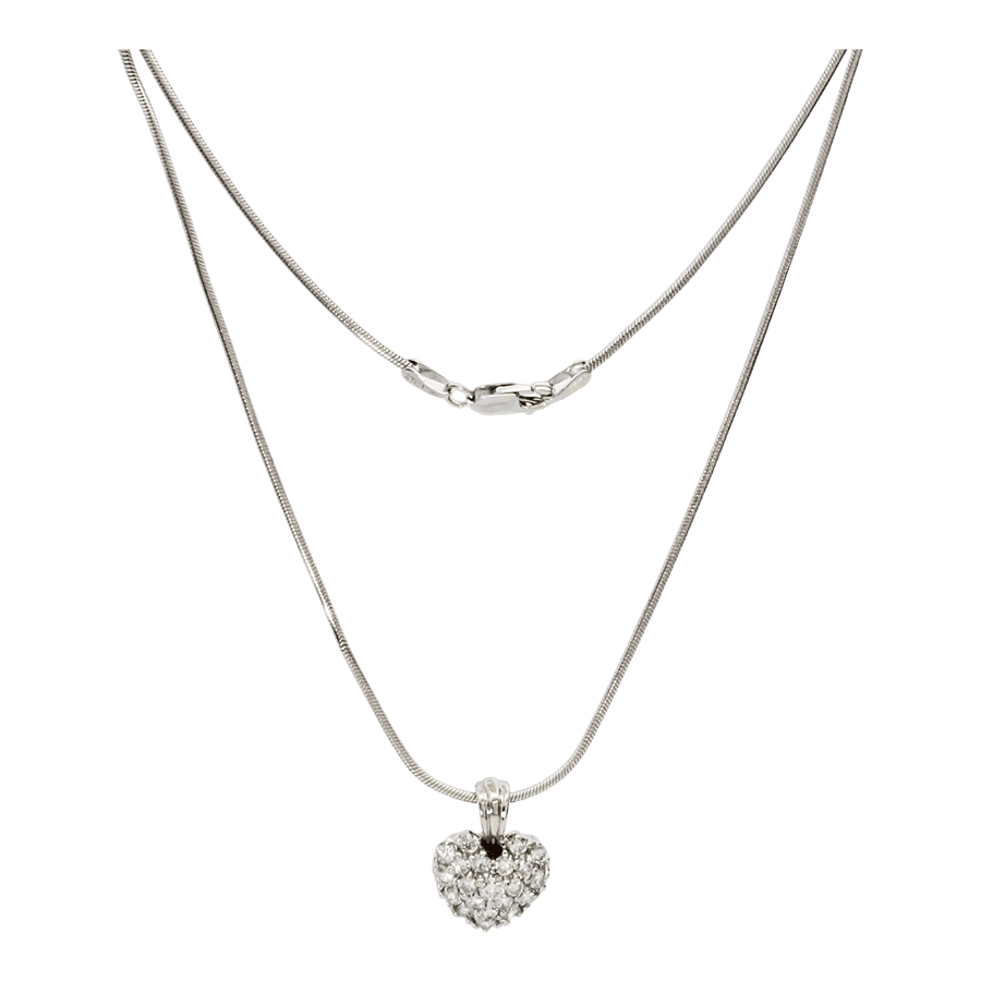  14k Yellow Gold Necklace with 0.66 Carats of Diamonds