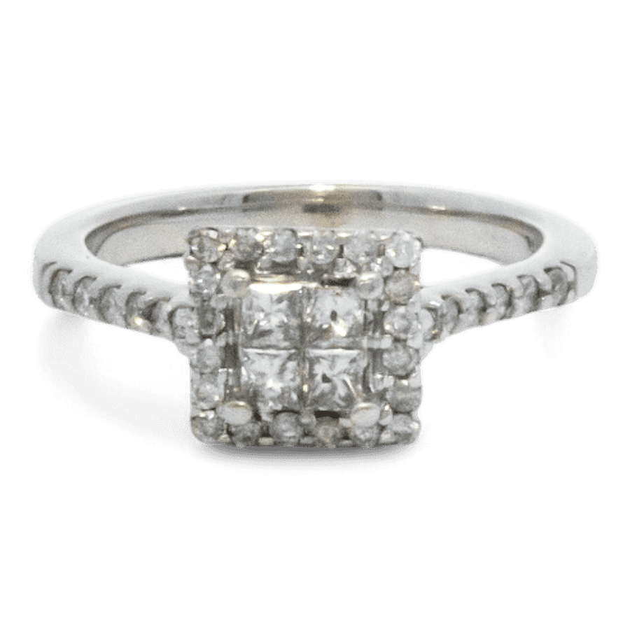  14k Yellow Gold Ring with 0.51 Carats of Diamonds