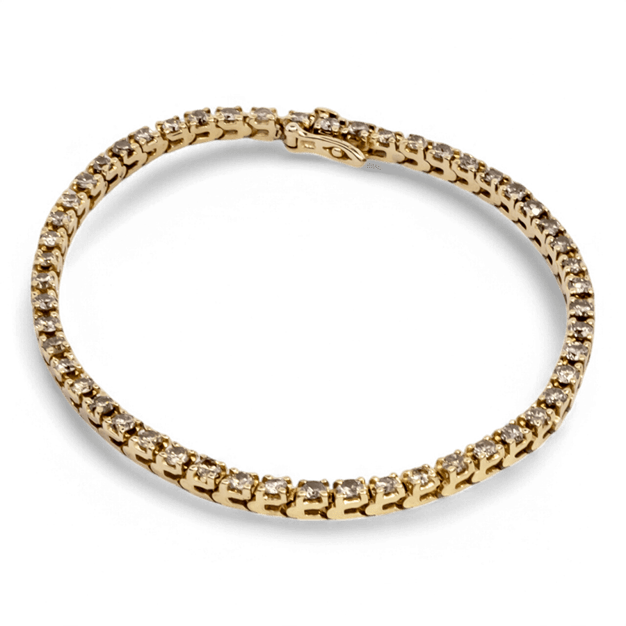  14k White Gold Bracelet with 3.06 Carats of Diamonds