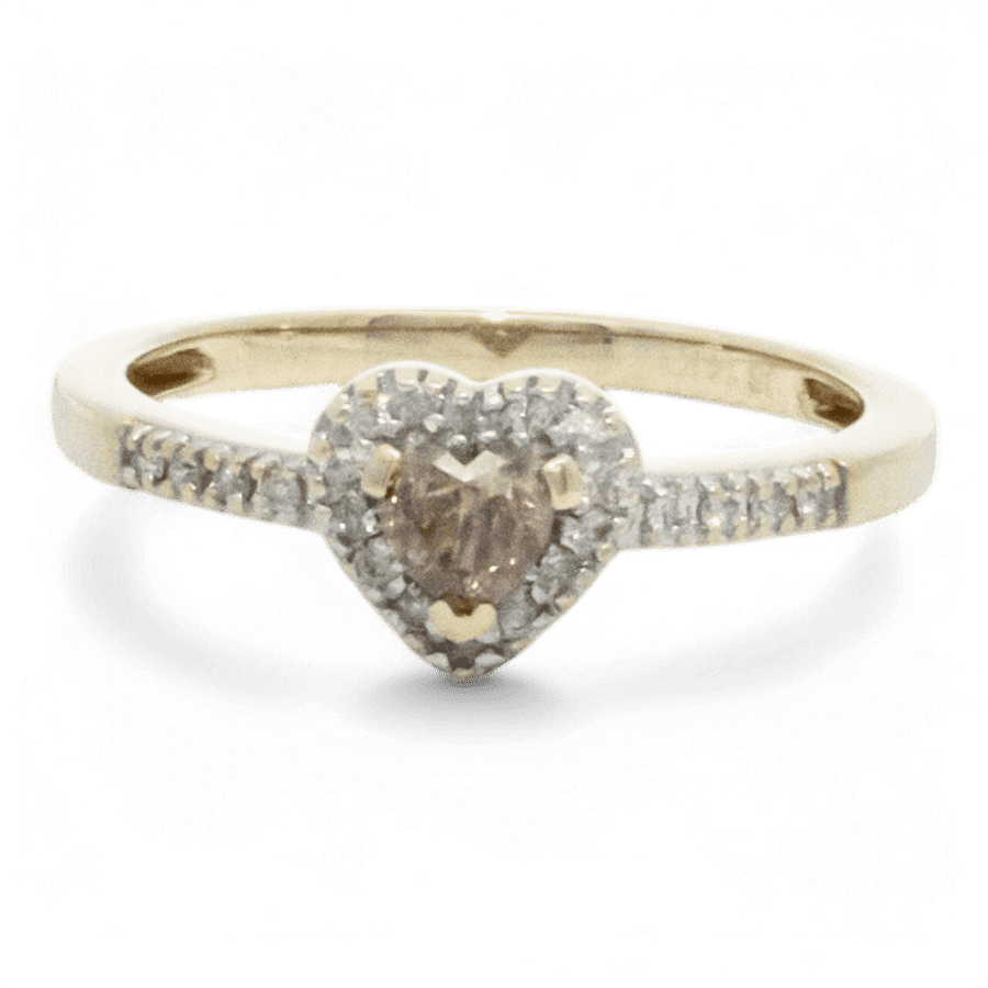  14k Yellow Gold Ring with 0.26 Carats of Diamonds