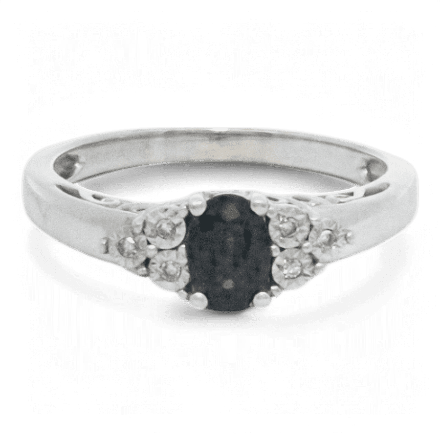  10k Rose Gold Ring with 0.06 Carats of Diamonds