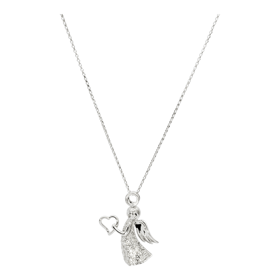  18k White Gold Necklace with 0.14 Carats of Diamonds