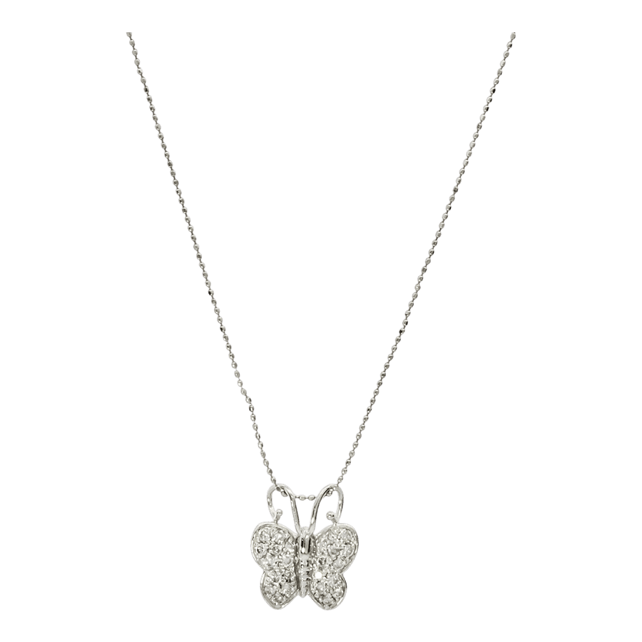  14k Yellow Gold Necklace with 0.24 Carats of Diamonds