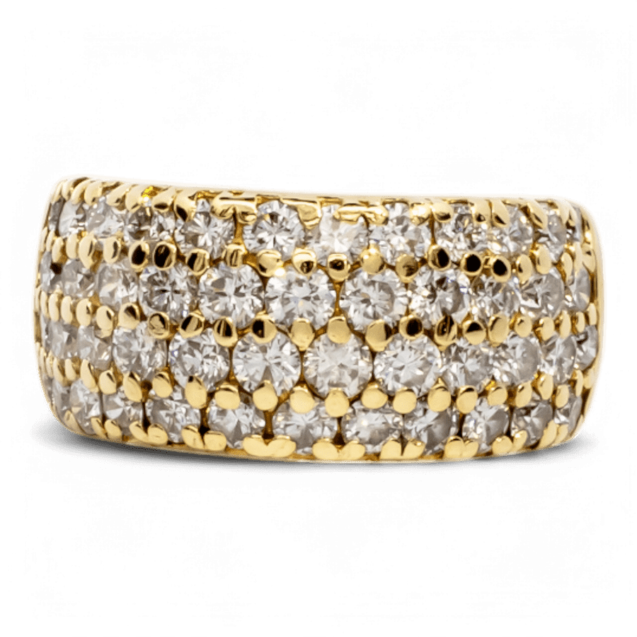  10k White Gold Ring with 1.92 Carats of Diamonds